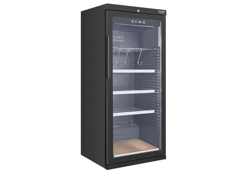  HorecaTraders Meat aging cabinet | 400L | Stainless steel | +1°C to +4°C | 165(h)x70(w)x78(d)cm 