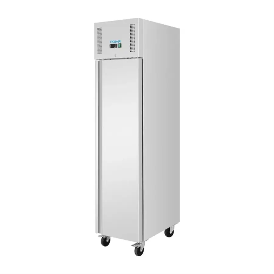 Réfrigérateur | Meuble | 1 porte | Slim | 292 L | Acier inoxydable | 210 (H) x 48,4 (L) x 74,5 (P) cm