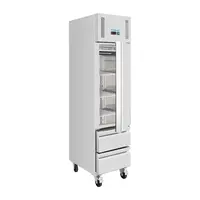 Refrigerator | 1 door | 2 drawers | 292L | Stainless steel | +2°C to +8°C | 210(h)x48.4(w)x74.5(d)cm