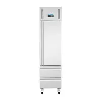 Refrigerator | 1 door | 2 drawers | 292L | Stainless steel | +2°C to +8°C | 210(h)x48.4(w)x74.5(d)cm