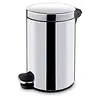 HorecaTraders Pedal bin | With inner bucket | Stainless steel | Non-slip | ø30x(h)65cm