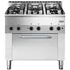 Diverso Cuisinière + four à convection | Gaz/Électrique | 5 brûleurs | Électrique | 90 x 60 x 85 (h) cm