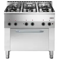 Stove + Convection Oven | Gas/Electric | 5 Burners | Electric | 90x60x85(h)cm