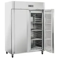 Refrigerator | 1200L (2/1 GN) | Stainless steel | -2°C/+8°C | Wheels (braked) | 140x82.3x204.5(h)cm