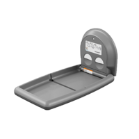 Vertical care table | Gray | W 527 x D 101 x H 911 mm