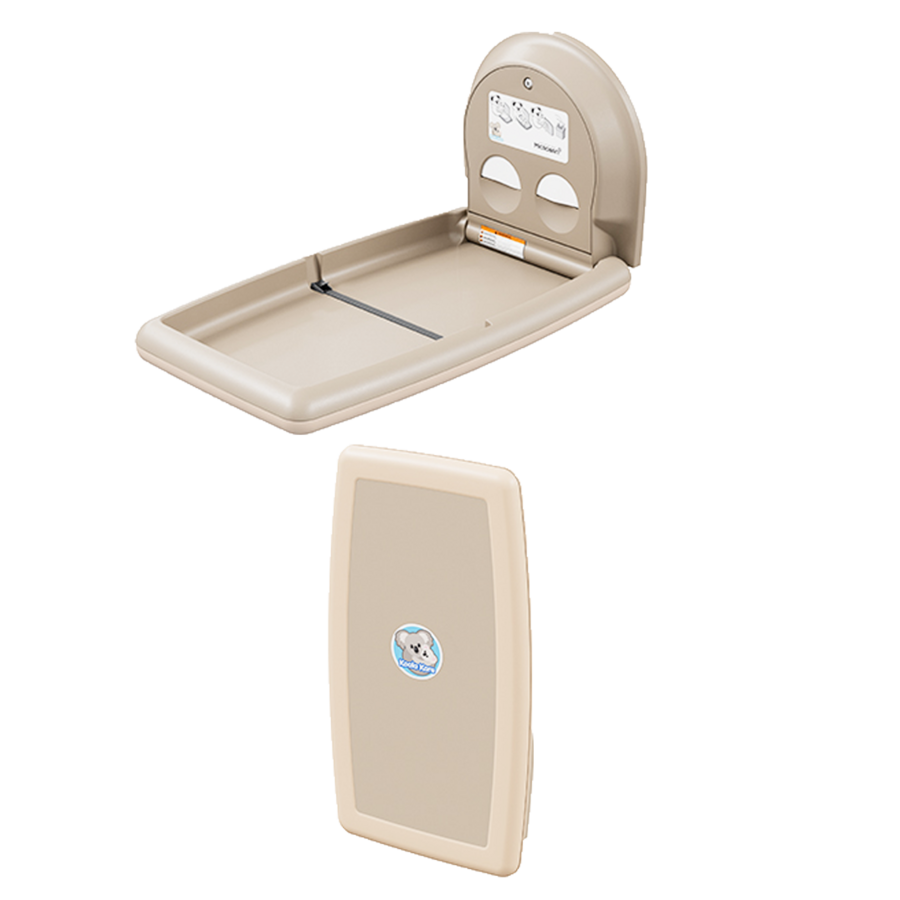 Vertikaler Stilltisch | Creme | B 527 x T 101 x H 911 mm