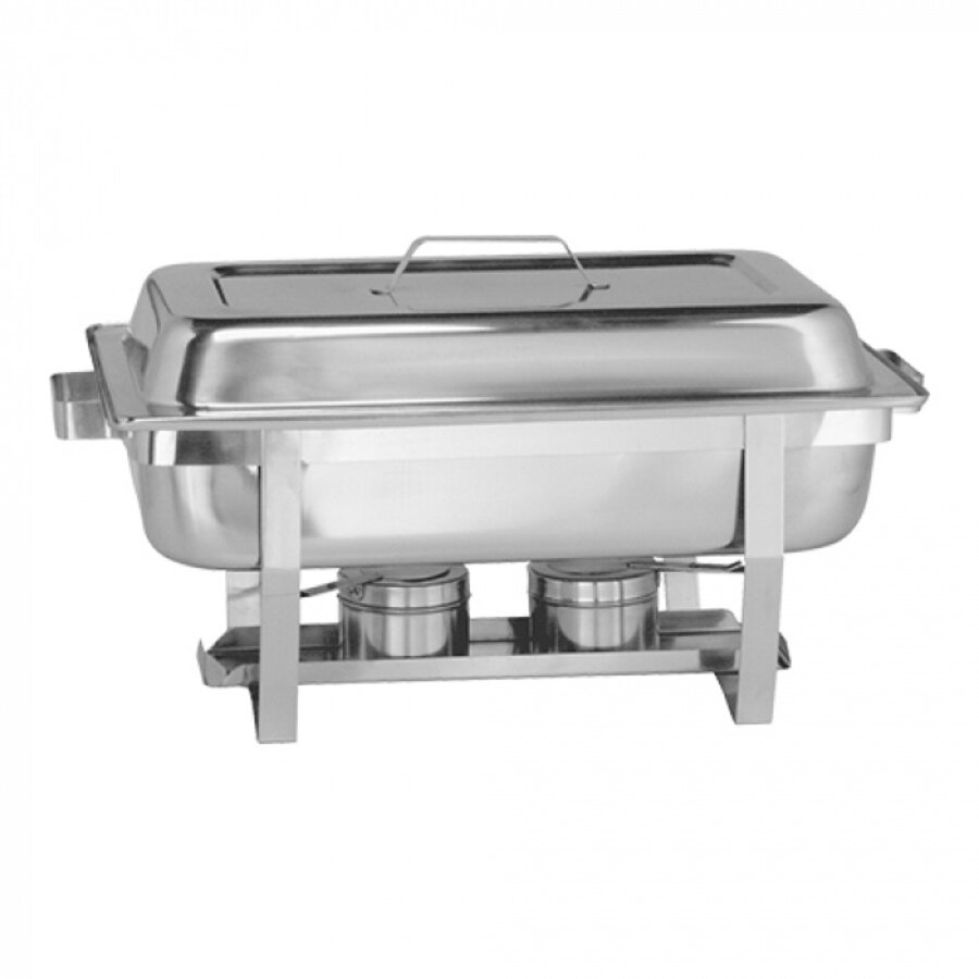Chafing dish | 1/1 GN | Acier inoxydable | 35,3 x 60,5 x 30,2 cm