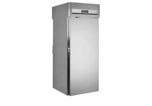  Tefcold Durchlaufkühler aus Edelstahl | GN2/1 & 600x400 | +2 bis +10 °C | 20-Schalen-Wagen 