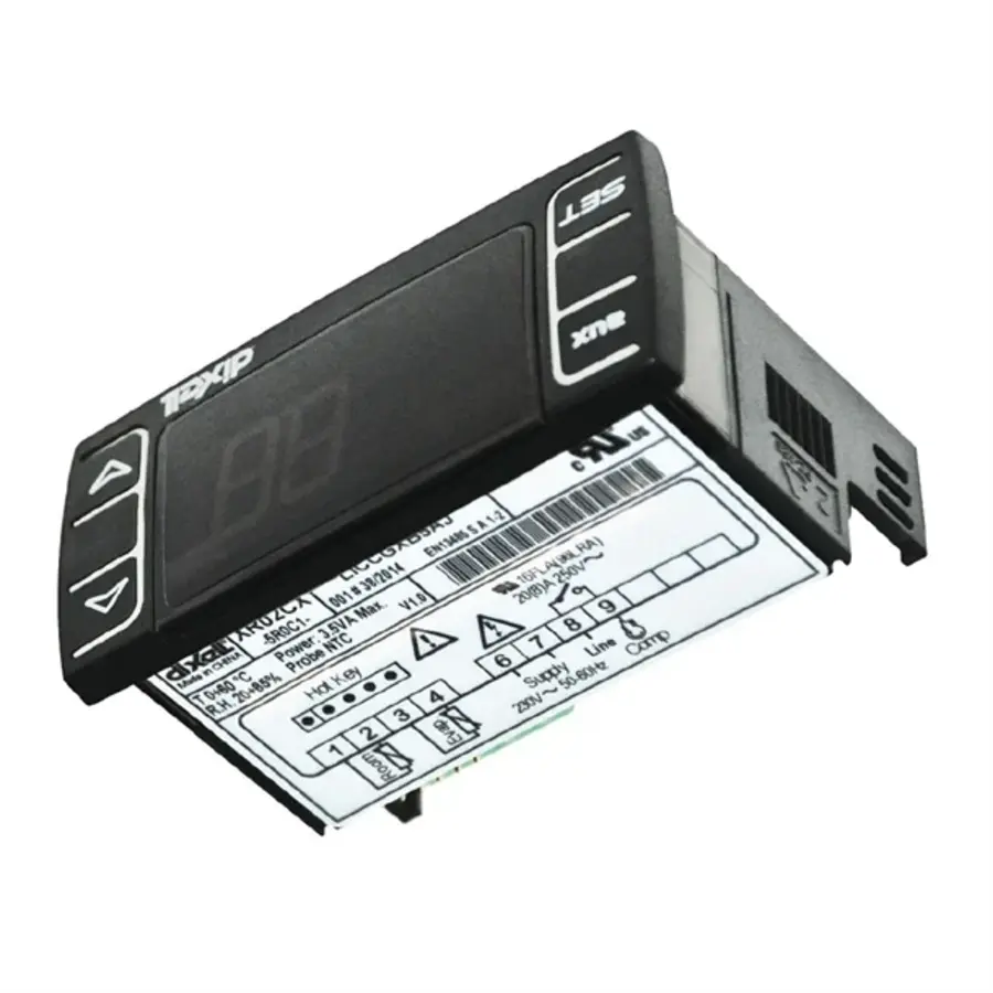 Digitale thermostaat Dixell | kunststof | 3(h) x 7(b) x 4,5(d)cm