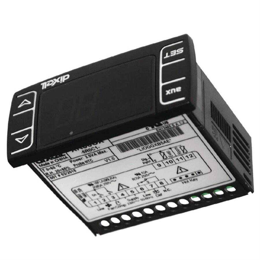 Dixell Thermostaat | hete gas | 220V | 6,5(h) x 8(b) x 3,6(d)cm