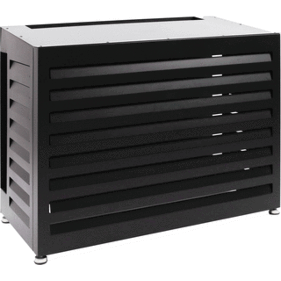 Kap Warmtepomp/Airco | Aluminium | Zwart | 550x1100x850 mm