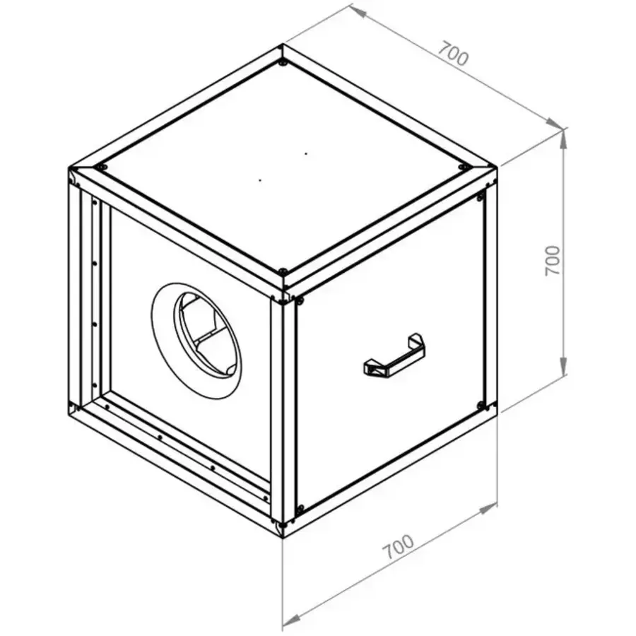 Box fan – Energy-efficient, heat-resistant & ideal for the catering industry MPC EC T-series