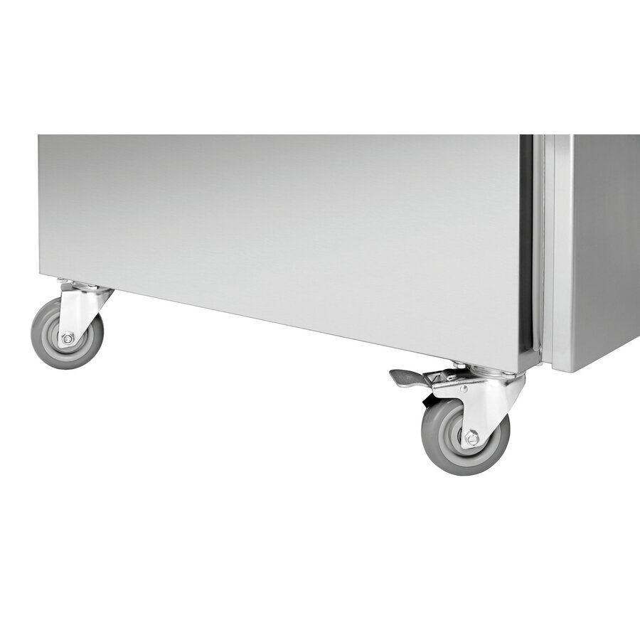 Combi-koelkast & vrieskast | RVS | 2  deuren | 484 L | 645x845x2010 mm