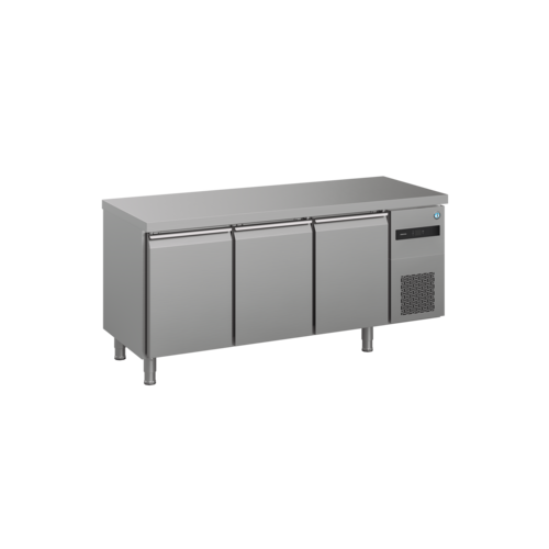  Gram Hoshizaki Établi réfrigéré | 3 portes | 257 L | acier inoxydable | 1/1 GN | 178 x 70 x 83,5-90 cm 