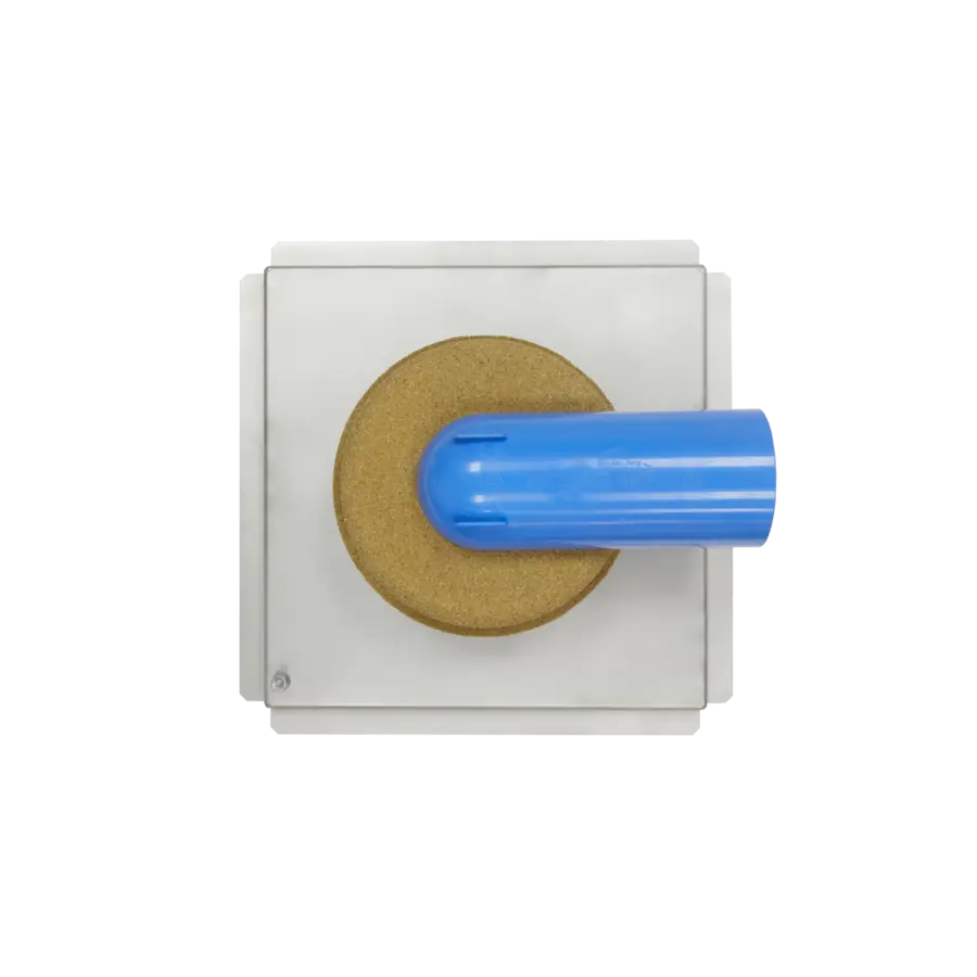 Fosse à récurer | Acier inoxydable | Antidérapante | 30 x 30 cm