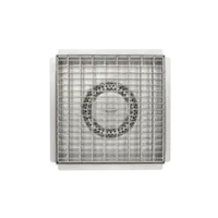 Scrubbing pit | Stainless steel | Non-slip | 30x30cm