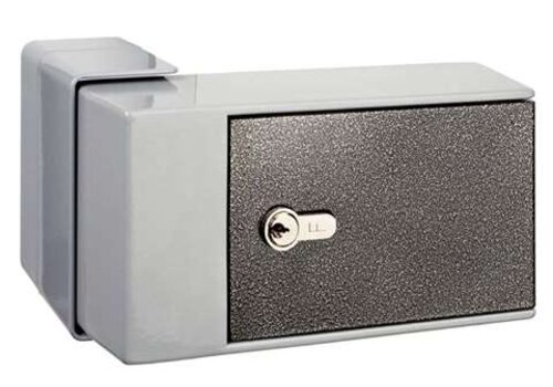  HorecaTraders Serrure pour chambre froide | 621.02 | Serrure monopoint à clé | Émaillée | Gâche incluse 