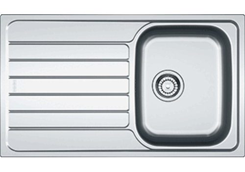  HorecaTraders Kitchen sink stainless steel 304 stainless steel (stainless steel) built-in 86x16 cm 