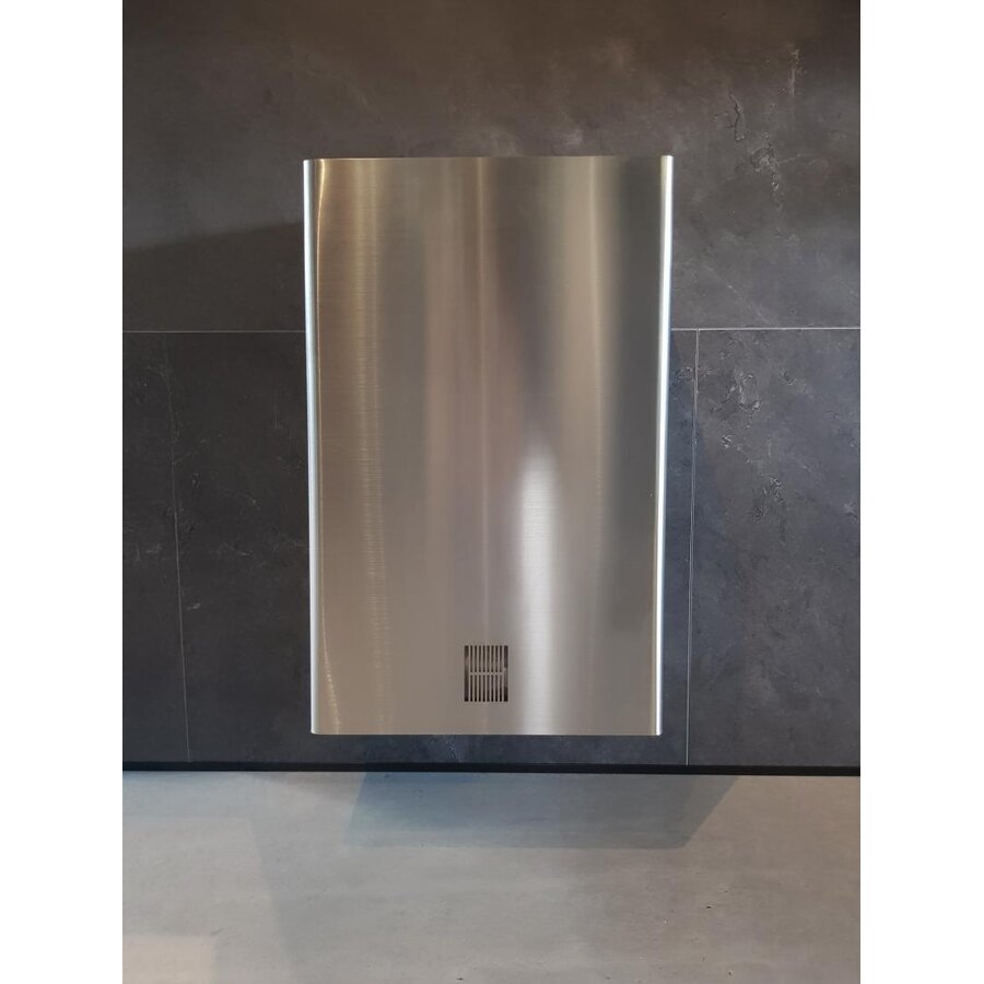 Afvalbak Wandaansluiting - RVS - 300x200x500mm - 30 Liter