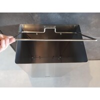 Poubelle murale à fixation murale - acier inoxydable - 300 x 200 x 500 mm - 30 litres