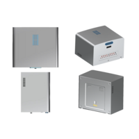 Hand dryer wall connection - brushed stainless steel - 215x138x190mm -