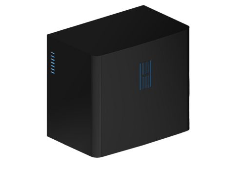  HorecaTraders Hand dryer wall connection - Matt black - 215x138x190mm 