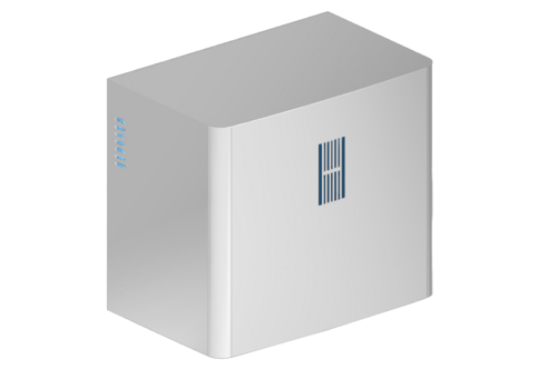  HorecaTraders Hand dryer Wall connection - White - 215x138x190mm 