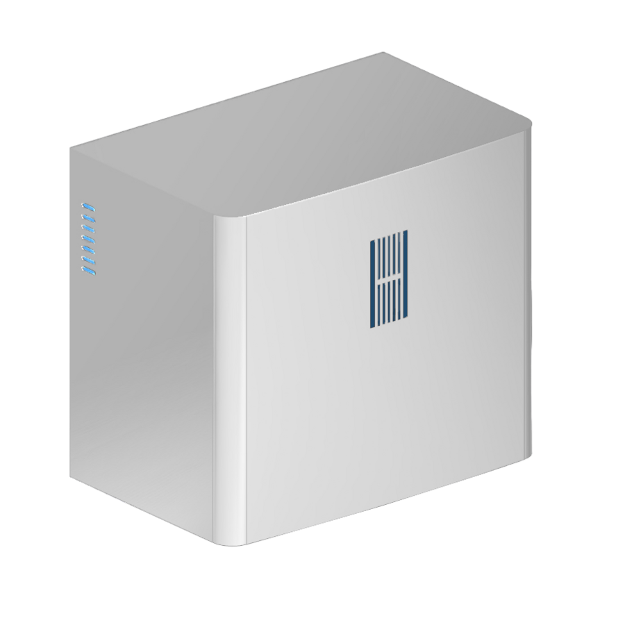 Handdroger Wandaansluiting - Wit - 215x138x190mm