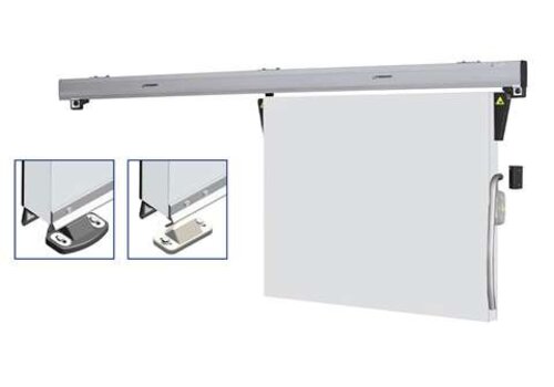 Fermatic Rail coulissant en aluminium pour porte de chambre froide 60 kg – largeur de porte : 1501-1700 mm 