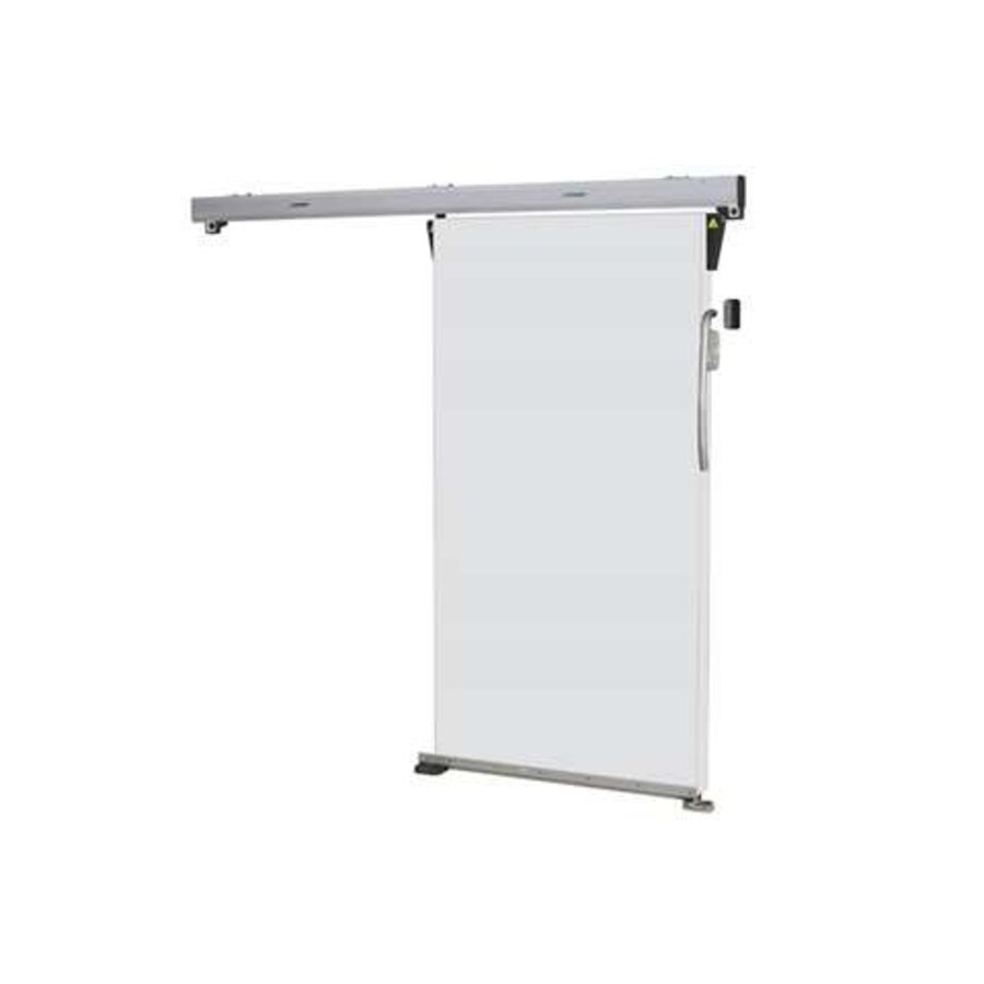 Rail coulissant en aluminium pour porte de chambre froide 120 kg – largeur de porte : 1301-1500 mm