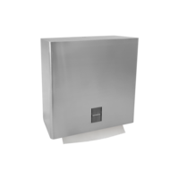 Handdoekdispenser Wandaansluiting - RVS Gesatineerd - 303x120x314mm - 450 vellen