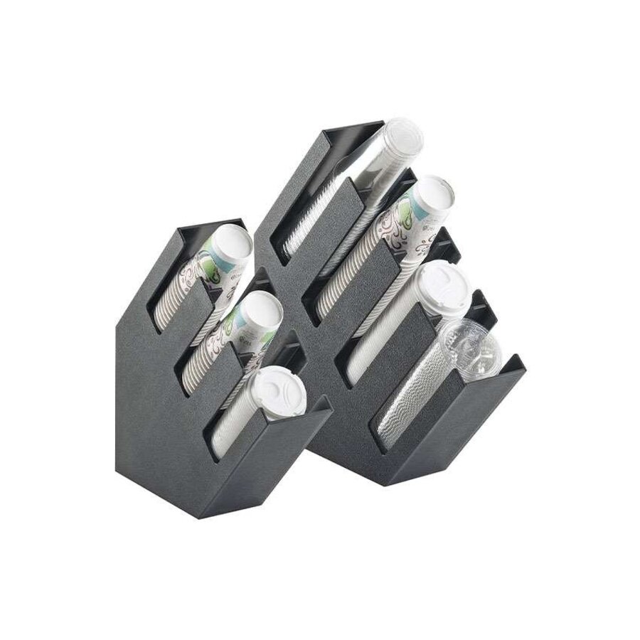 All-in-1 Organizer - Schuin - Zwart Kunststof - 508x117x508mm