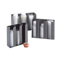 Coffee Accessories Organizer - Large - Black Plastic - 229x102x229mm