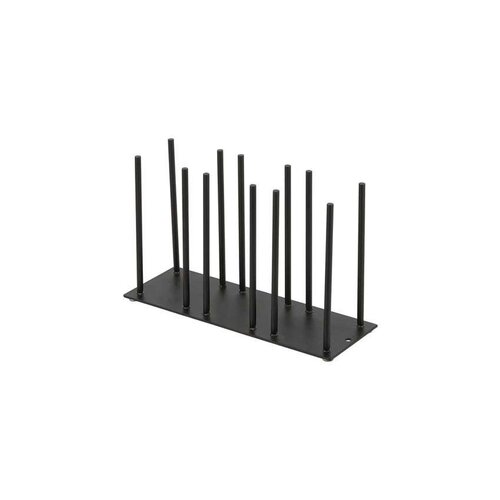  HorecaTraders Organisateur d'accessoires pour le café | Moyen | Plastique noir | 229 x 76 x 229 mm 