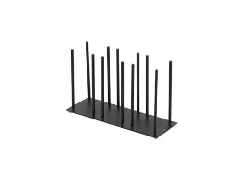  HorecaTraders Organisateur d'accessoires pour le café | petit | noir | plastique | 229 x 64 x 229 mm 