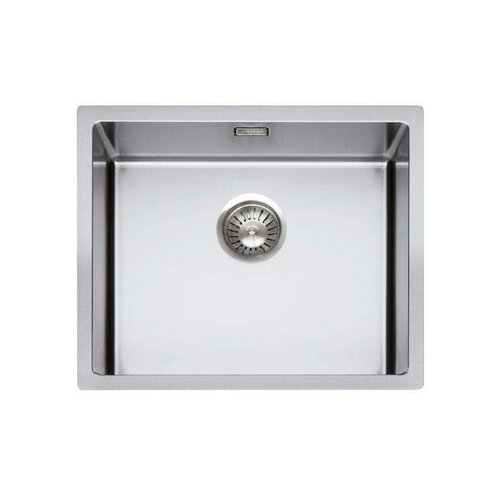  HorecaTraders Polished sink with drain | Stainless steel | 500x400x200mm 