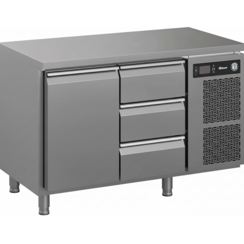  Gram Hoshizaki Gram Gastro refrigerated workbench | 1 door | 3 drawers 