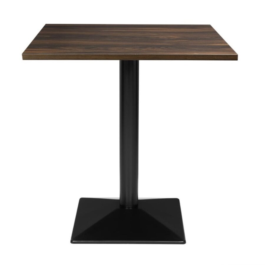 square table | dark wood | melamine | 75(h) x 70(w)cm
