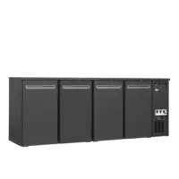 Barkoeler 4 deuren | antraciet | 2200x560x820 mm | +2 tot +10 °C