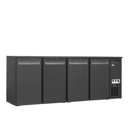  Serrco Bar cooler with 4 doors | anthracite | 2200x560x820 mm | +2 to +10 °C 