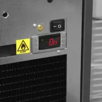 Barkoeler 3 deuren | antraciet | 1720x560x820 mm | +2 tot +10 °C