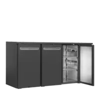 Barkoeler 3 deuren | antraciet | 1720x560x820 mm | +2 tot +10 °C