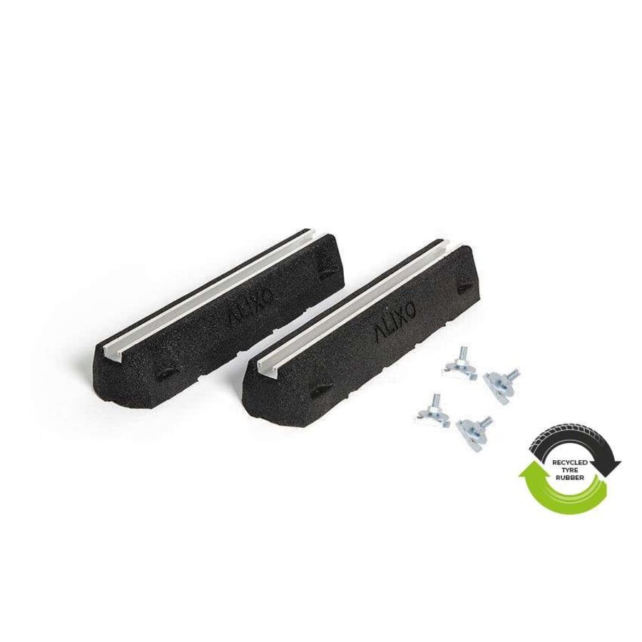 Antivibratiesokkels Set - 2 Stuks - 600x135x100mm - Inclusief Inlegmoeren