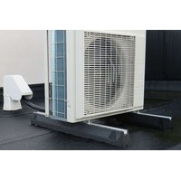 Jeu de socles anti-vibrations - 2 pièces - 1000 x 135 x 100 mm - avec écrous à sertir