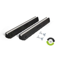Antivibrationsfüße, Set – 2 Stück – 1000 x 135 x 100 mm – inklusive Einschraubmuttern