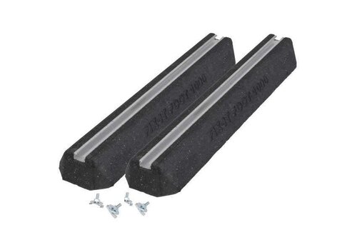  HorecaTraders Jeu de socles anti-vibrations - 2 pièces - 1000 x 180 x 95 mm - avec écrous à sertir 