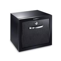 Dometic DM20 D Minibar-Kühlschrank – Schwarz – 384 x 419 x 365 mm