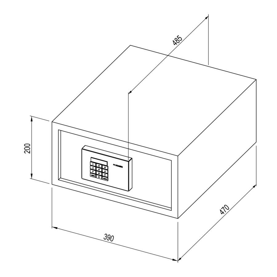 ProSafe MD 390 Safe | Anthracite | 390x470x200mm
