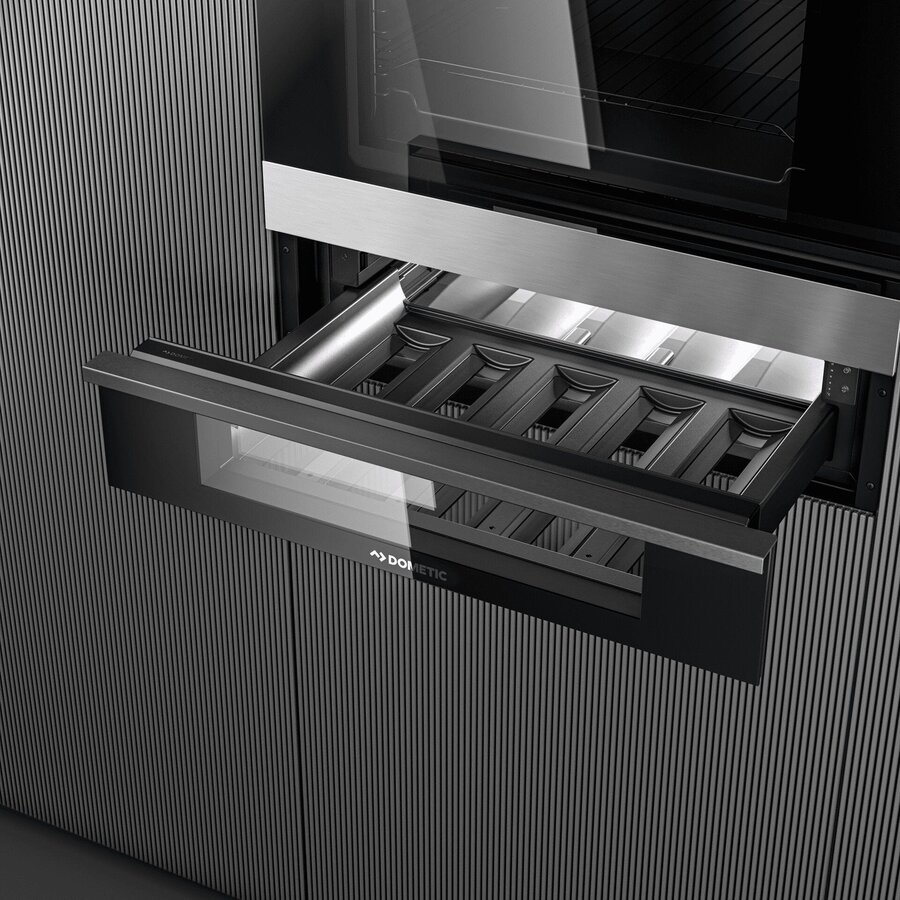 DrawBar 5C Wine Cooler | Clear Glass | 5 Bottles | 597x591x141mm