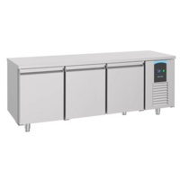 Bakkerskoelwerkbank met 3 deuren | 615L |210x80x85 cm